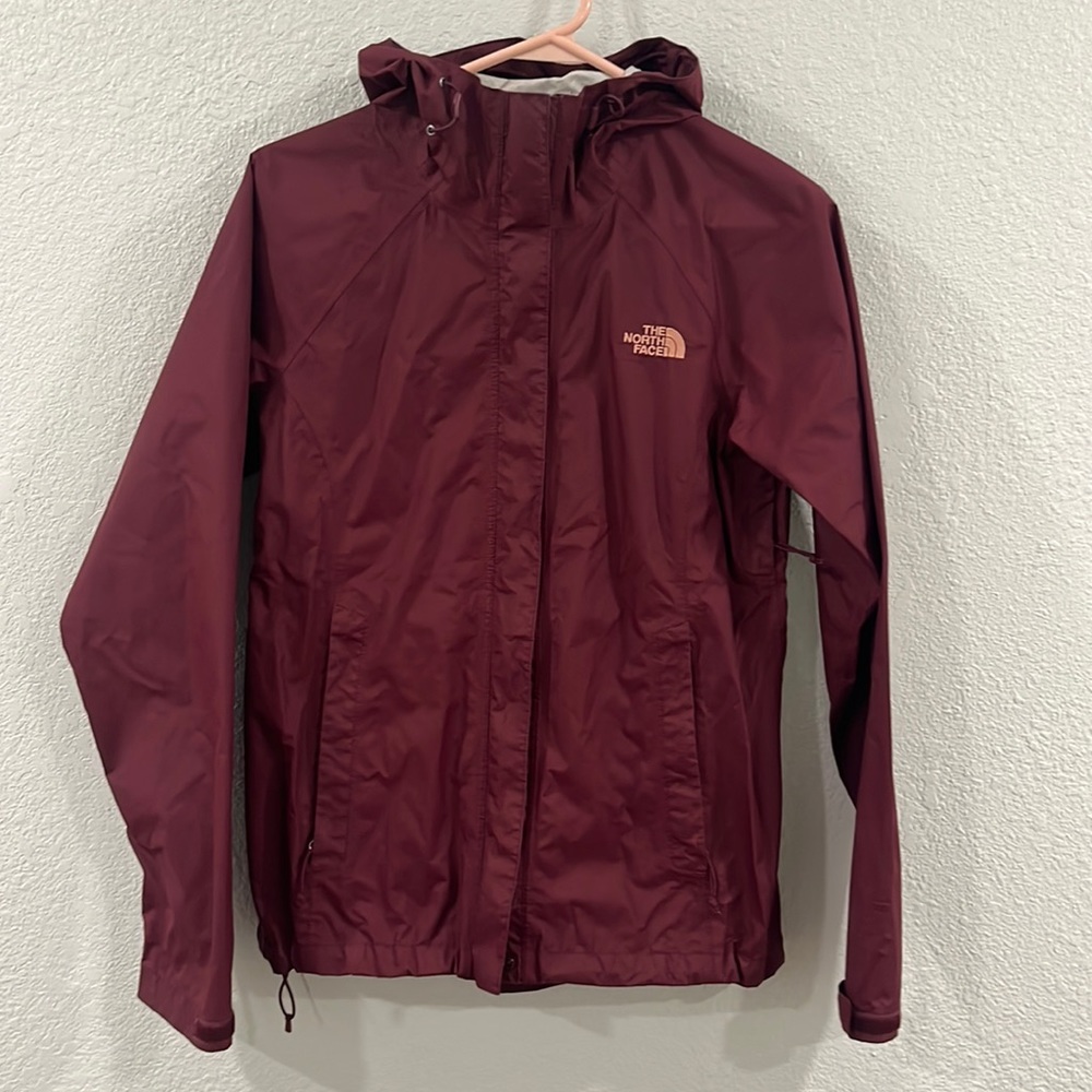 Burgundy the North Face Jacket Womens Small
